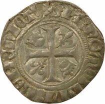 Charles VI - Blanc Guenar, 4th Issue - 1411 / 1417 Paris