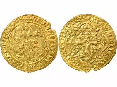 Charles VI - Gold Agnel, Type 2 - 1417 / 1422 Paris
