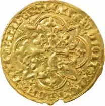 Charles VI - Gold Agnel, Type 2 - 1417 / 1422 Paris