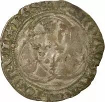 Charles VII - Blanc with Crown, 4th Issue - 1456 / 1461 Tournai