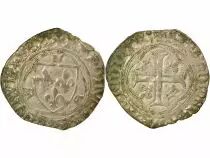 Charles VII - Blanc with Crown, 4th Issue - 1456 / 1461 Tours