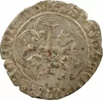 Charles VII - Blanc with Crown, Ist Issue - 1436 / 1447 Poitiers