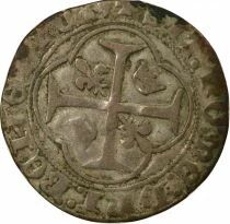 Charles VII - Blanc with Crown, Ist Issue - 1436 / 1447 Poitiers