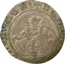 Charles VIII - Blanc with Crown - 1488 / 1498 Angers