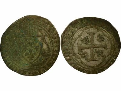 Charles VIII - Blanc with Crown - 1488 / 1498 Rouen