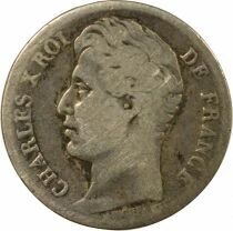 Charles X - 1/2 Silver Franc - 1828 BB Strasbourg