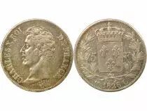 Charles X - 5 Silver Francs, 1st Type - 1826 L Bayonne