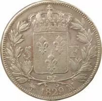 Charles X - 5 Silver Francs, 1st Type - 1829 MA Marseille