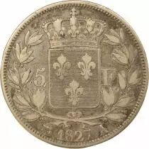 Charles X - 5 Silver Francs, 2nd Type - 1827 A Paris