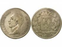 Charles X - 5 Silver Francs, 2nd Type - 1827 L Bayonne