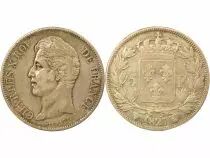 Charles X - 5 Silver Francs, 2nd Type - 1827 W Lille