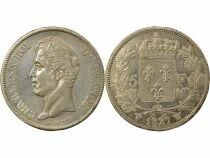 Charles X - 5 Silver Francs, 2nd Type - 1827 W Lille