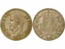 Charles X - 5 Silver Francs, 2nd Type - 1829 A Paris
