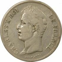 Charles X - 5 Silver Francs, 2nd Type - 1830 MA Marseille