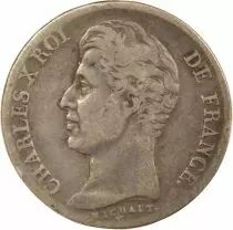 Charles X - Silver Franc - 1825 W Lille