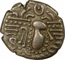 Chaulukyas of Gujarat - Silver Gadhaiya Paisa - 950 / 1189