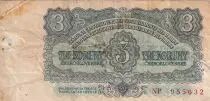 Checoslovaquia 3 Koruna - Coat of Arms - 1961 - P.81a