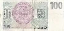 Chequia 100 Korun - Roi Karel IV - Sceau -1993 - P.5