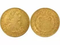Chile  Ferdinand VII - 8 Gold Escudos - 1811 Mo Mexico JJ