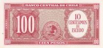 Chile 100 Escudos - Arturo Prat - ND (1960) - P.127