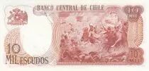 Chile 10000 Escudos - O\'Higgins - Rancagua\'s battle - 1967 - Serial A16