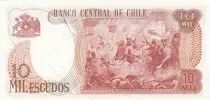 Chile 10000 Escudos - O\'Higgins - Rancagua\'s battle - 1967 - Serial A4