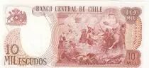 Chile 10000 Escudos - O\'Higgins - Rancagua\'s battle - 1967 - Serial A5