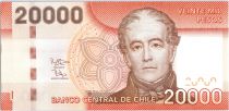Chile 20000 Pesos - Don Andres Bello - 2015 - UNC - P.165f