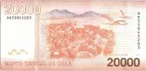 Chile 20000 Pesos - Don Andres Bello - 2015 - UNC - P.165f