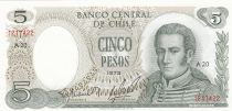 Chile 5 Pesos J.M. Carrera - 1975 - P.149a - UNC