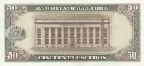 Chile 50 Escudos - A. Alessandri - Central Bank Building - 1962-1975