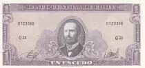 Chili 1 Escudo - Arturo Prat - ND (1964) - S&eacute;rie Q.23 - P.136