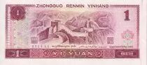 China 1 Yuan - Women - Great wall of China 1980 - Serila PA - P.884a