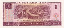 China 1 Yuan - Women - Great wall of China 1996 - Serila IZ - P.884g