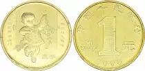 China 1 Yuan, Child - 2008 - AU - KM. 1813