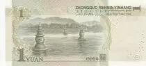 China 1 Yuan Mao - Mountain - 1999 -  Serial Z7H3