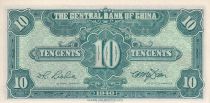 China 10 Cents - Sun Yat Sen - 1940 - P.226