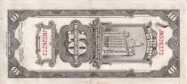 China 10 Customs Gold Unit - Sun Yat-Sen - 1930 - XF - P.327d