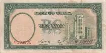 China 10 Yuan - SYS - 1937 - Serial AF - P.81