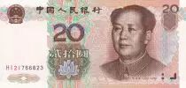 China 20 Yuan - Mao - Bay - 1999 - Serial HI - P.899