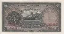 China 5 Yuan - Boat - Palace - 1935 - P.UNC - P.154a