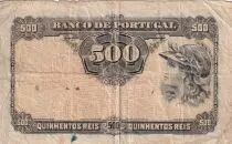 China 500 Reis - Arms - Woman with helmet - 1904 - P.105a