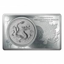 China Premium Edition of the Chinese Dragon 2 oz + 1 oz 2026 BU/BE