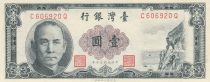 Chine 1 Yuan - Dr Sun Yat-Sen - Série CQ -  1961 - P.1971