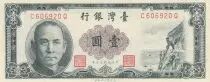 Chine 1 Yuan - Dr Sun Yat-Sen - S&eacute;rie CQ -  1961 - P.1971