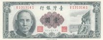 Chine 1 Yuan - Dr Sun Yat-Sen - Série XS -  1961 - P.1971