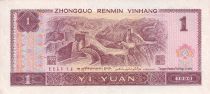 Chine 1 Yuan - Femmes - Grande muraille - 1996 - Série variées - P.884c