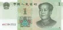 Chine 1 Yuan - Mao Tse Toung, lac - 2019 Série WB