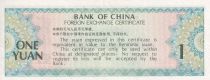 Chine 1 Yuan - Paysage - 1979 - Série AJ - P.FX.3