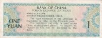 Chine 1 Yuan, Foreign Exchange Certificate - 1979 - Série AI
